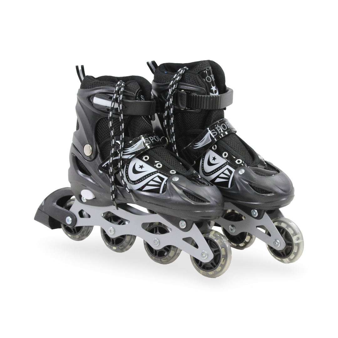 Sporty Roller Skate Shoes Size (38-42) – Black - Toys - OKO