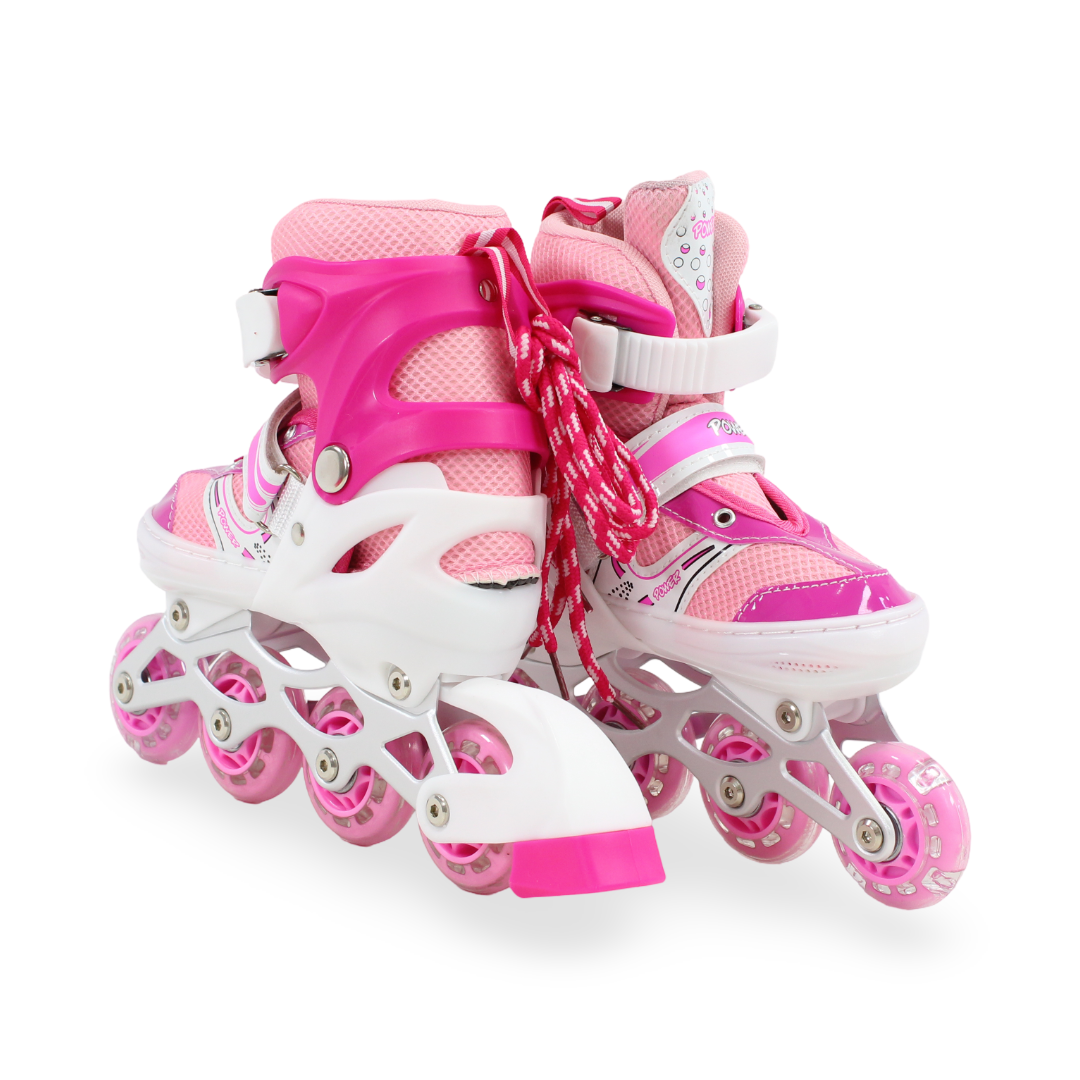 Sporty Roller Skate Shoes Size (31–43) – Pink