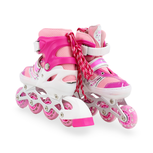 Sporty Roller Skate Shoes Size (31–43) – Pink