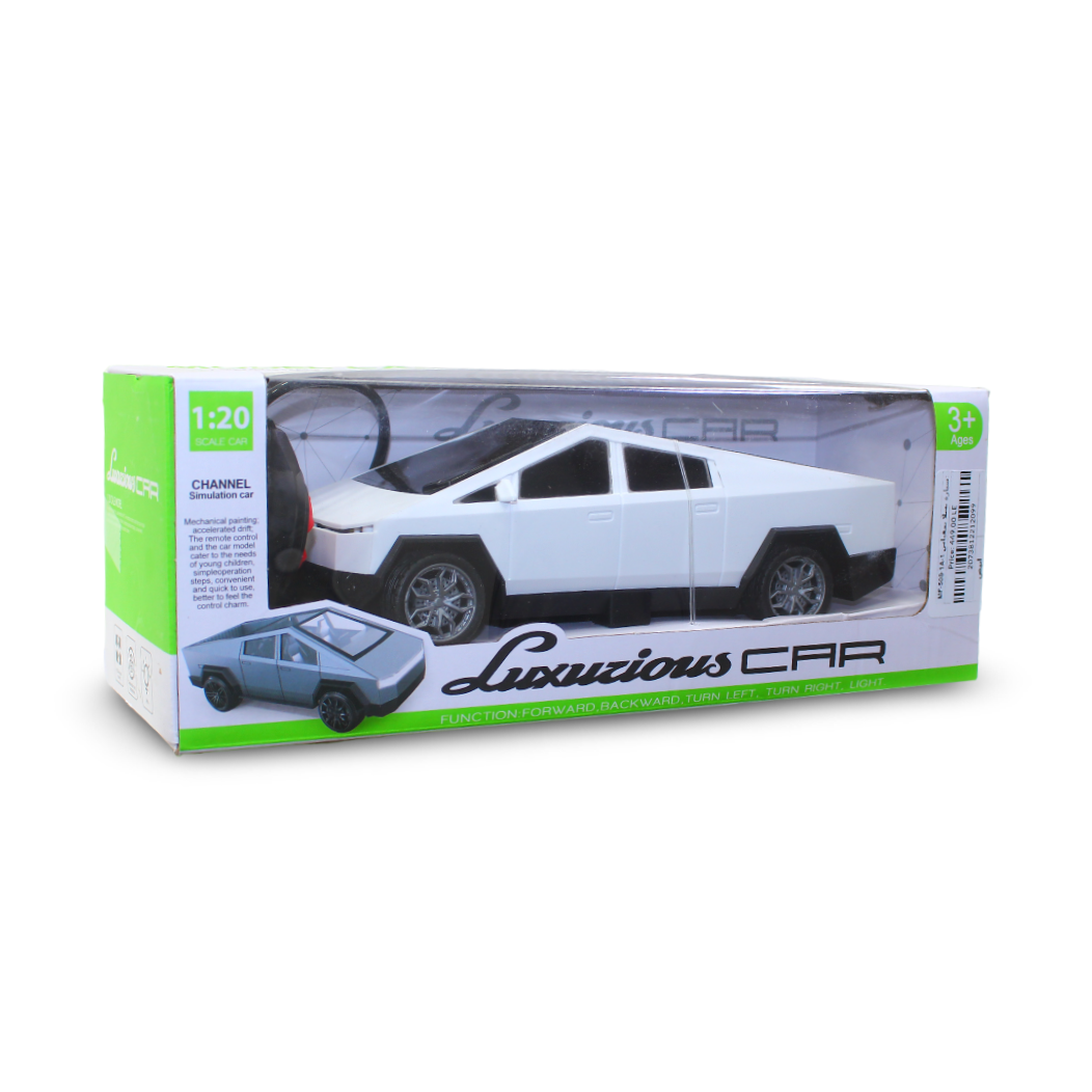 Luxurious Car 1:20 Scale Tesla Cybertruck RC Car – White
