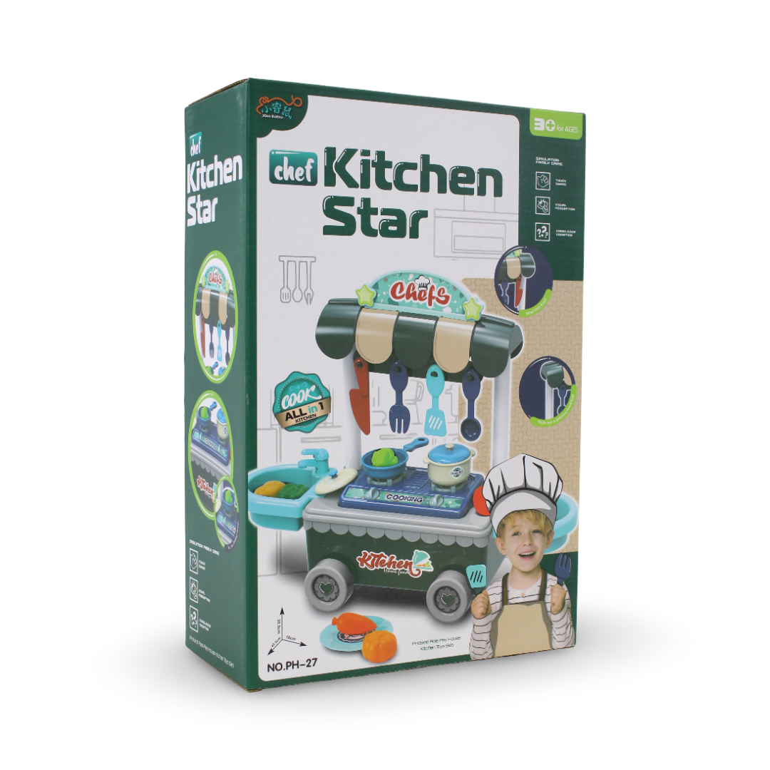 Chef Kitchen Star Toy Kit – 25 Pcs