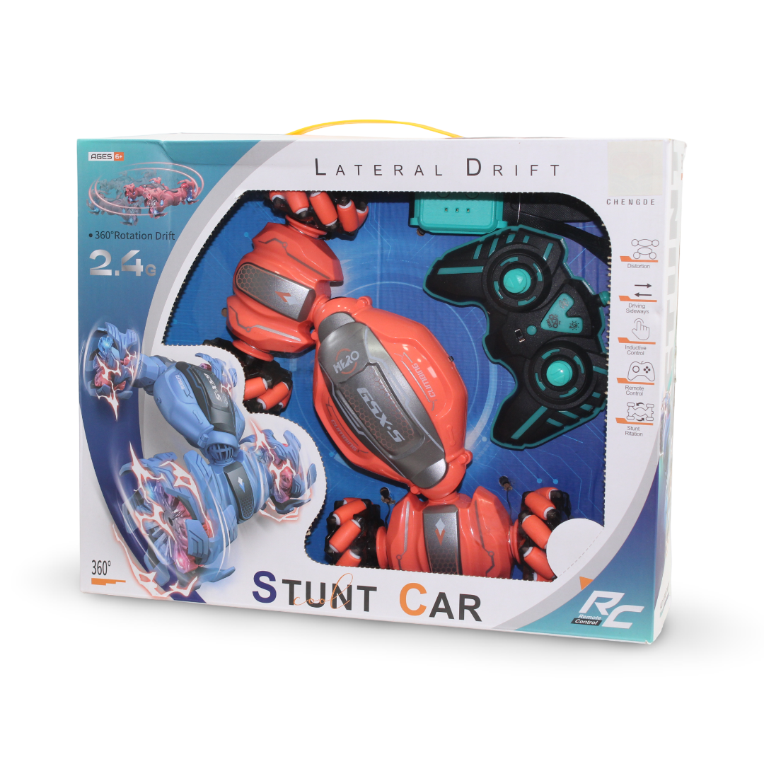 Lateral Drift RC Stunt Car – Orange