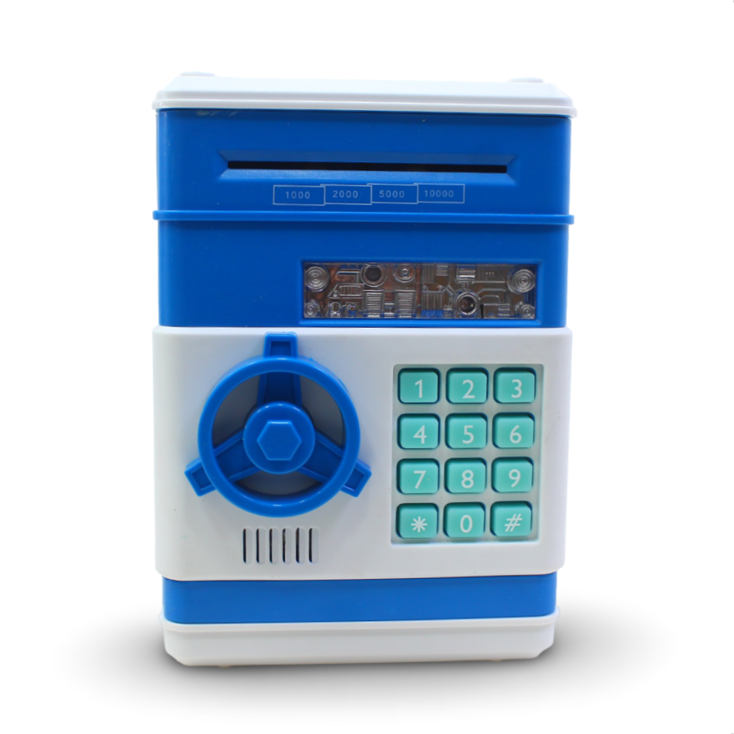 Electronic ATM Piggy Bank – Blue
