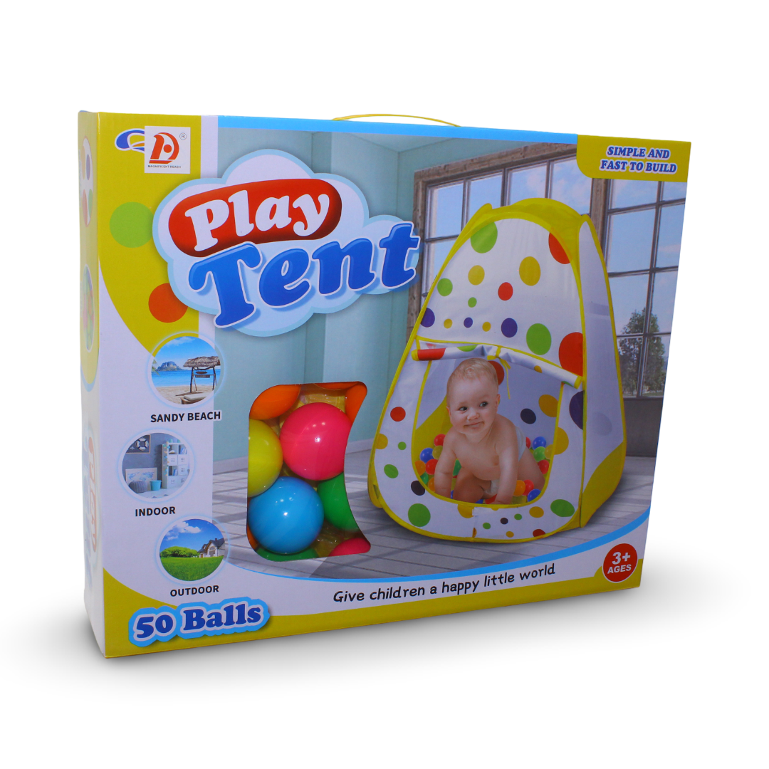 Play Tent for Kids – 50 Balls