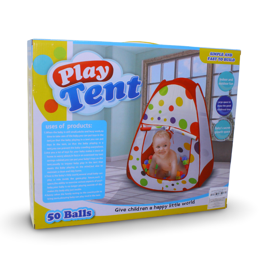 Play Tent for Kids – 50 Balls