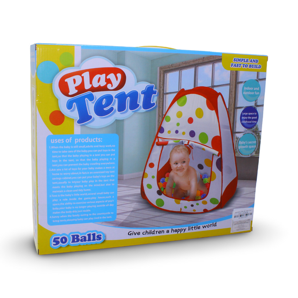 Play Tent for Kids – 50 Balls