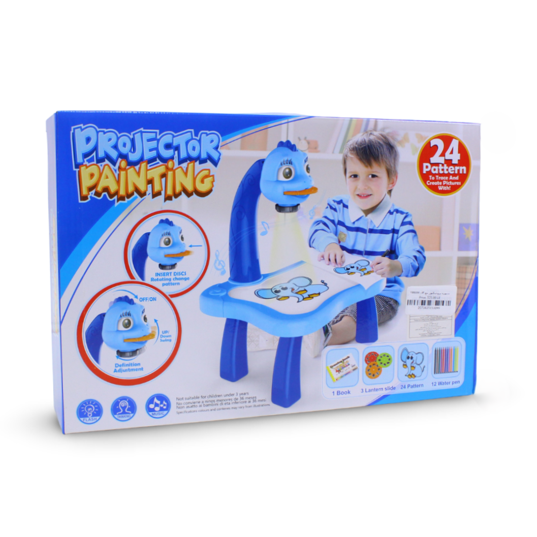 Projector Painting Educational Learning Drawing Art Toy Kit Desk