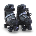 Sport Double Wheels Adjustable Kids' Roller Skates (M Size) – Black