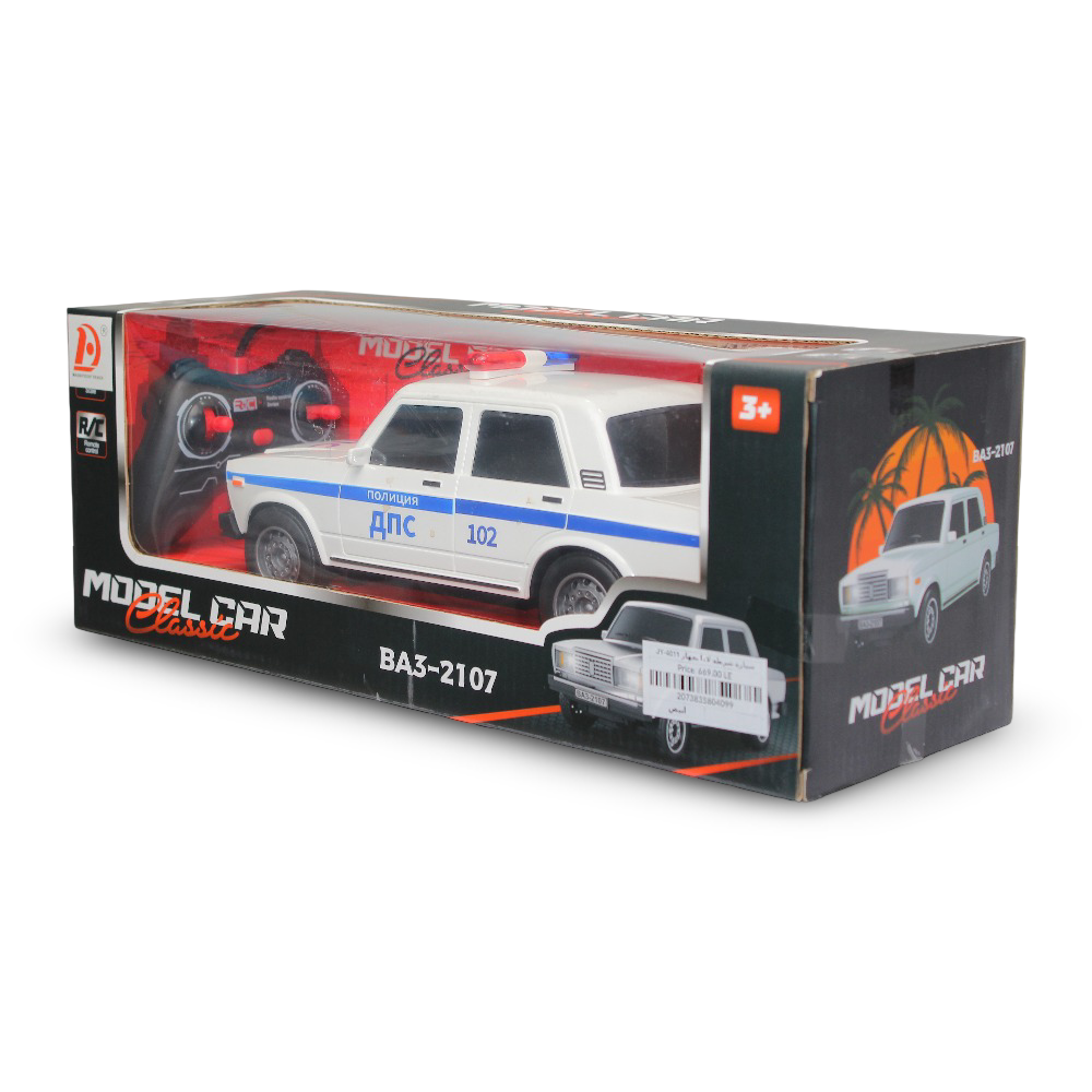 1:12 Scale Russian 2107 Lada Police Car Model – White
