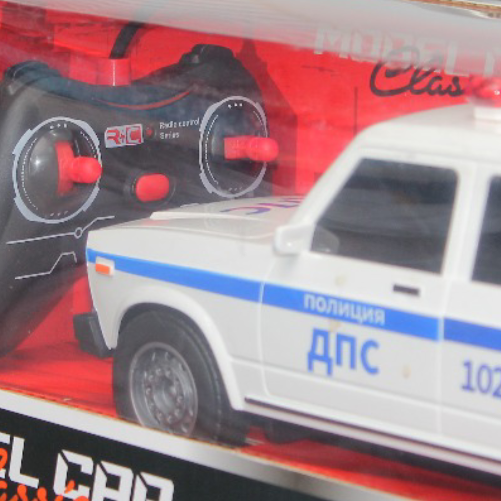 1:12 Scale Russian 2107 Lada Police Car Model – White