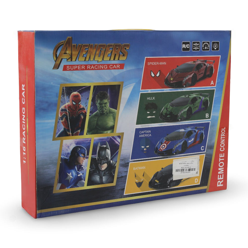 Avengers Spider-Man Remote Control Racing Car – 1:16 Scale