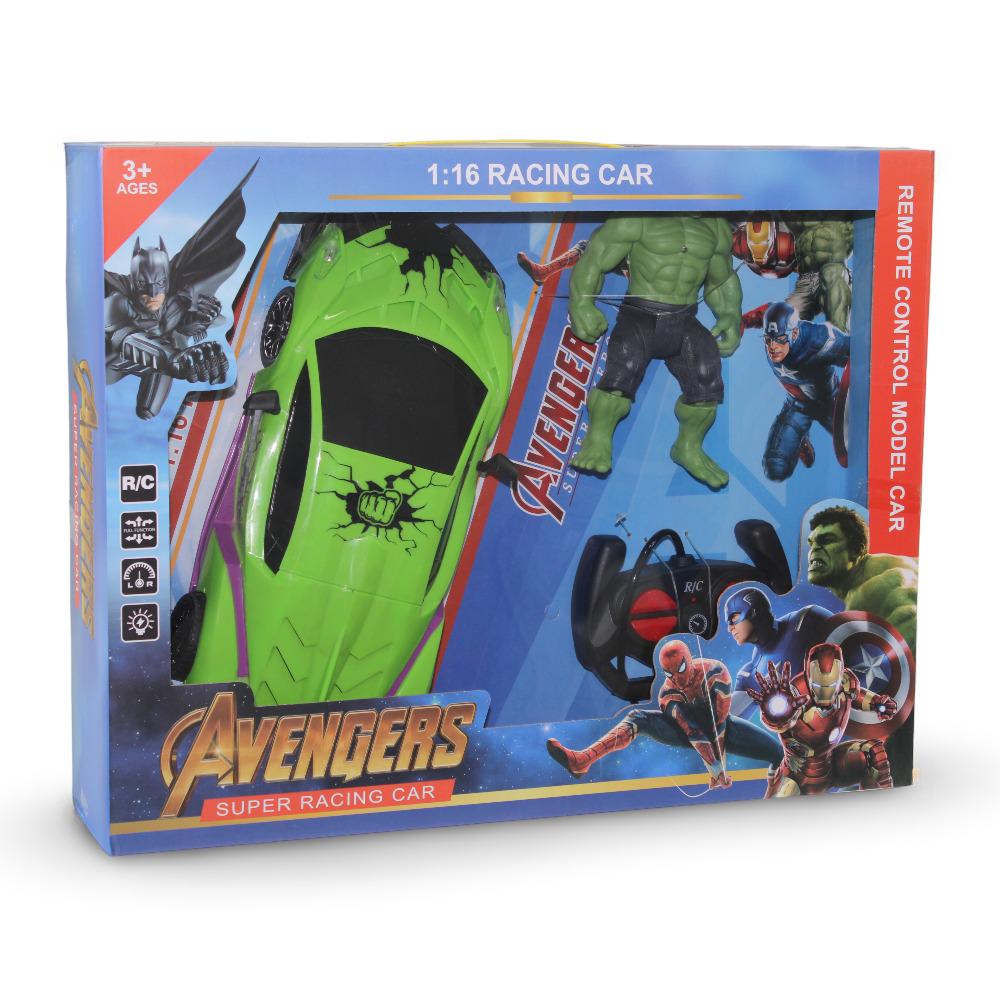 Avengers Hulk Remote Control Racing Car – 1:16 Scale