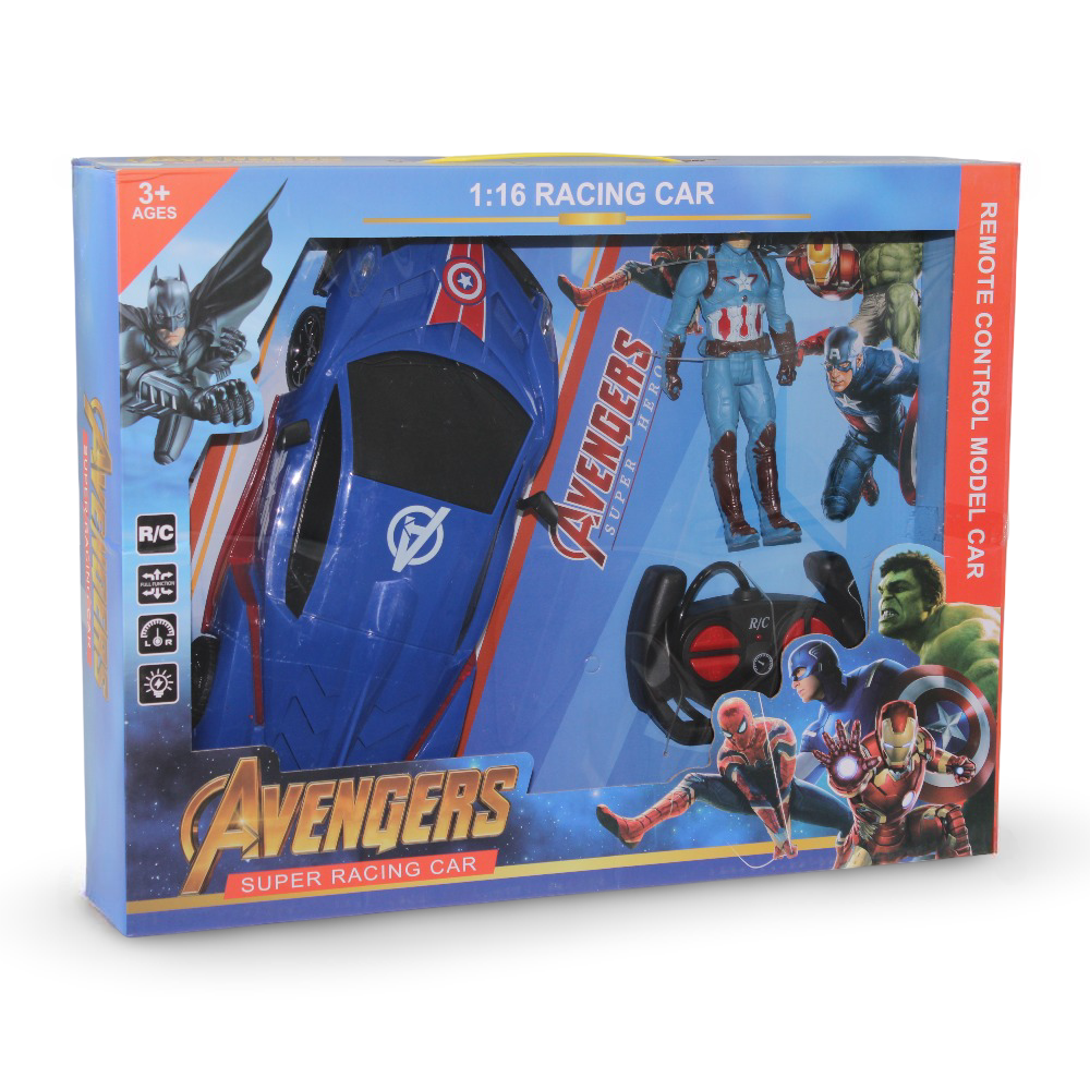 Avengers Captain America Remote Control Racing Car – 1:16 Scale