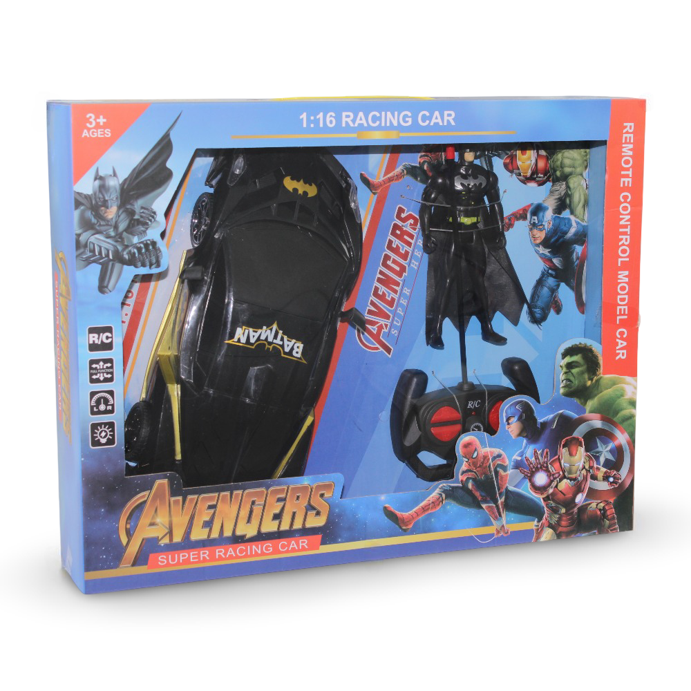 Avengers Batman Remote Control Racing Car – 1:16 Scale