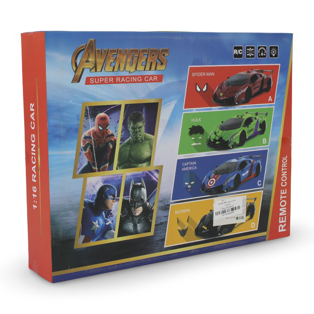 Avengers Batman Remote Control Racing Car – 1:16 Scale