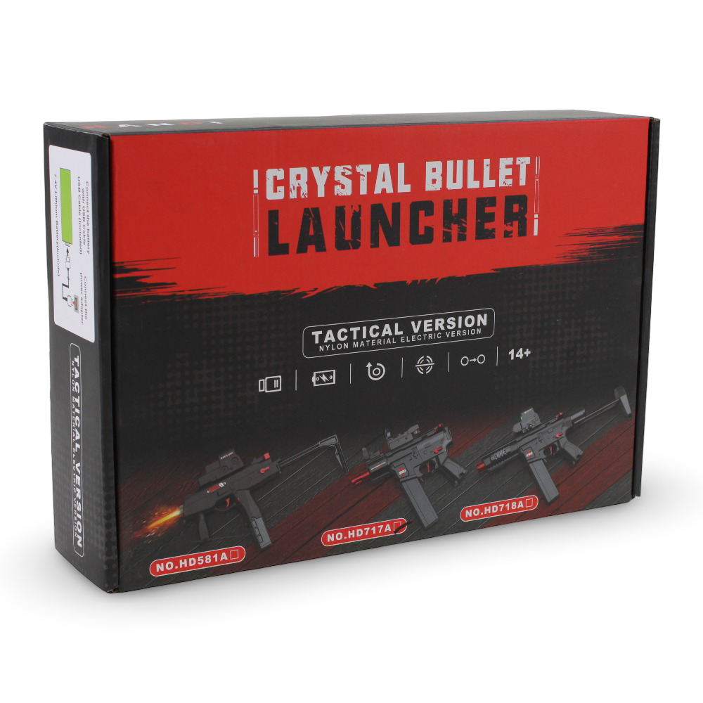 Crystal Bullet Tactical Gel Blaster Gun Set – Rechargeable with Accessories - Toys - OKO