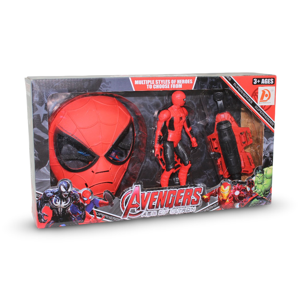 Spider-Man Roleplay Toy Set Shotgun Gloves and Mask