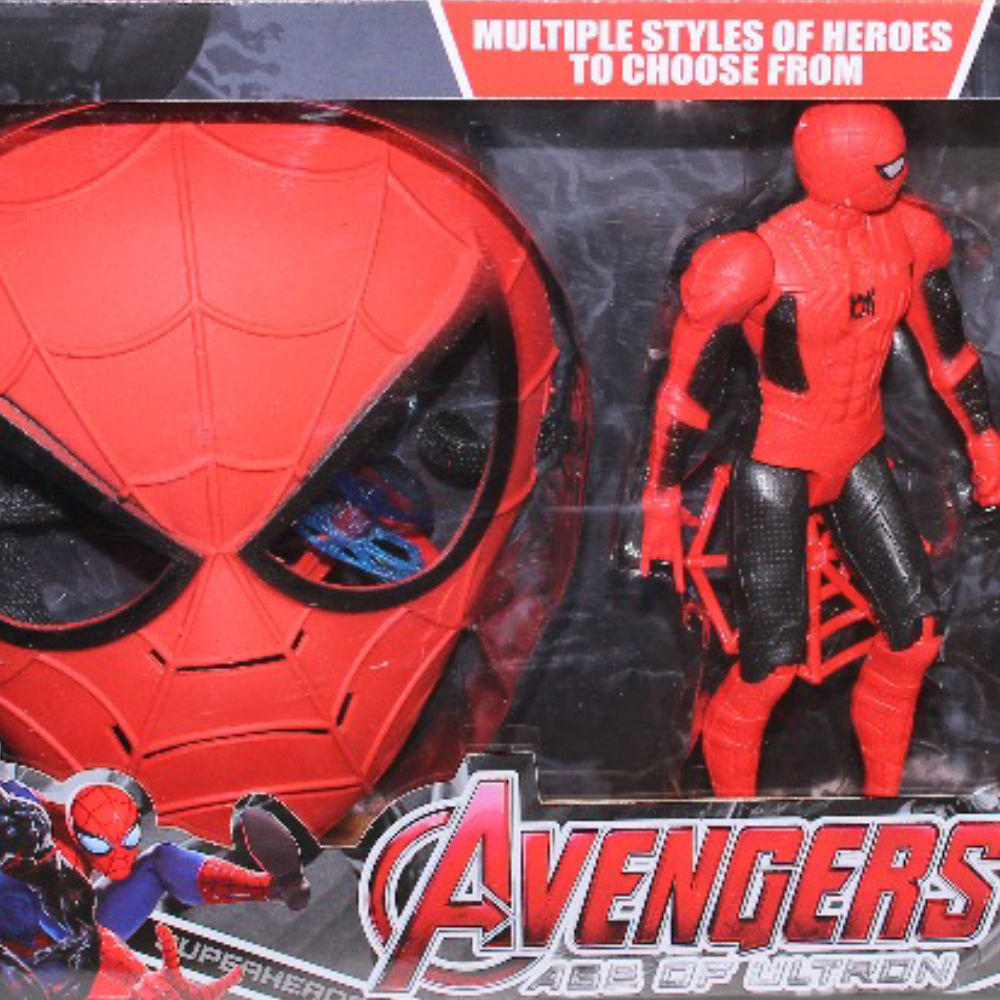 Spider-Man Roleplay Toy Set Shotgun Gloves and Mask