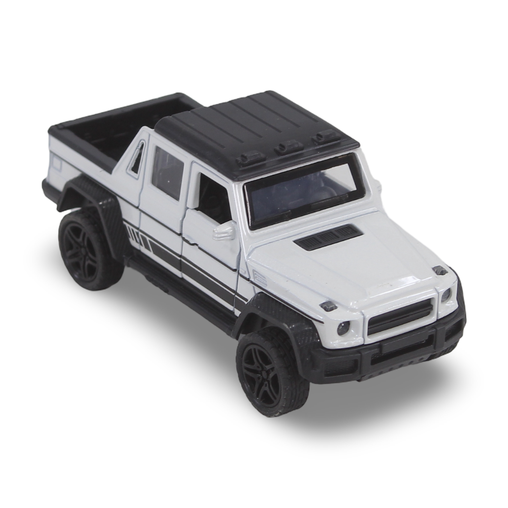 Die-Cast Toy Mercedes-Benz G-Class Pickup Truck – White