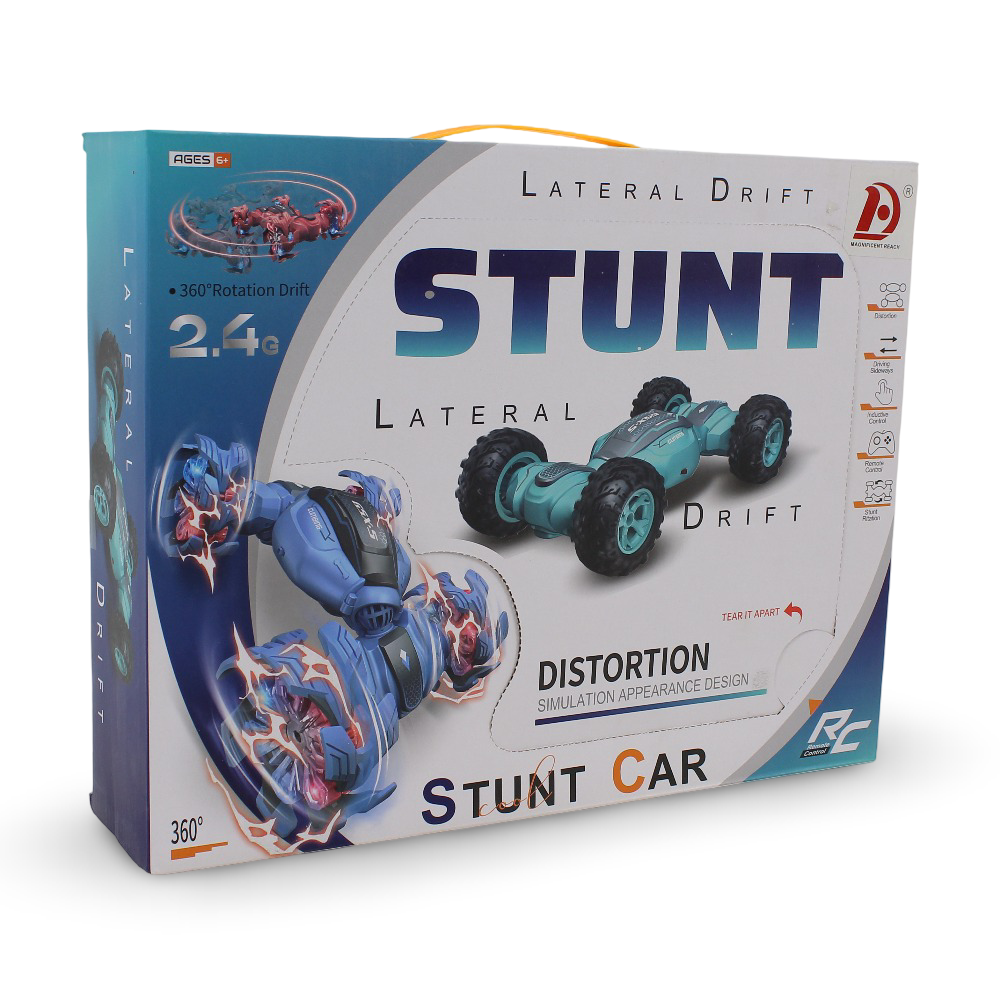 Remote Control Stunt Car (Light & Music) – Baby Blue