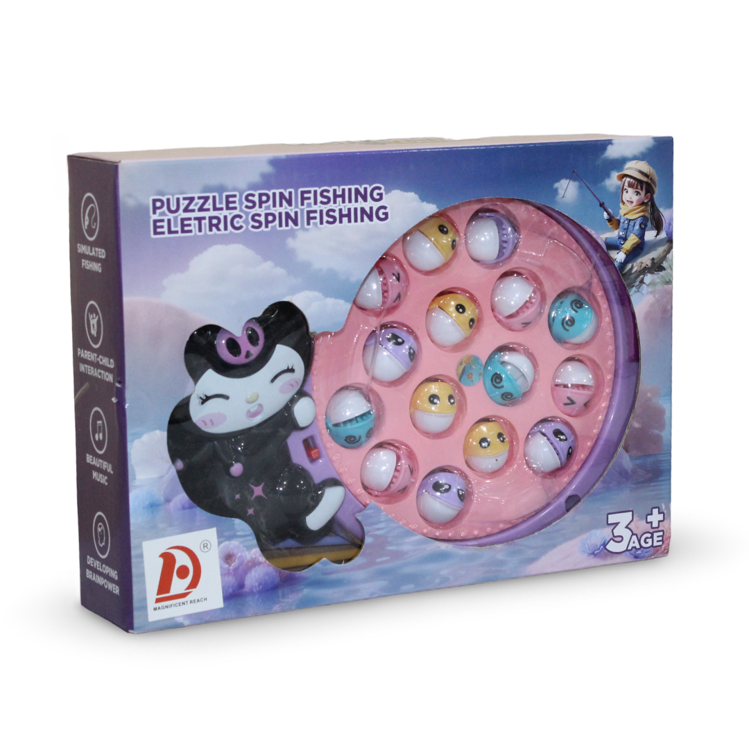 Puzzle Electric Spin Fishing Toy – Kuromi