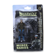 Warwolf Special Task Mercenaries Toy Action Figure Set – Blue