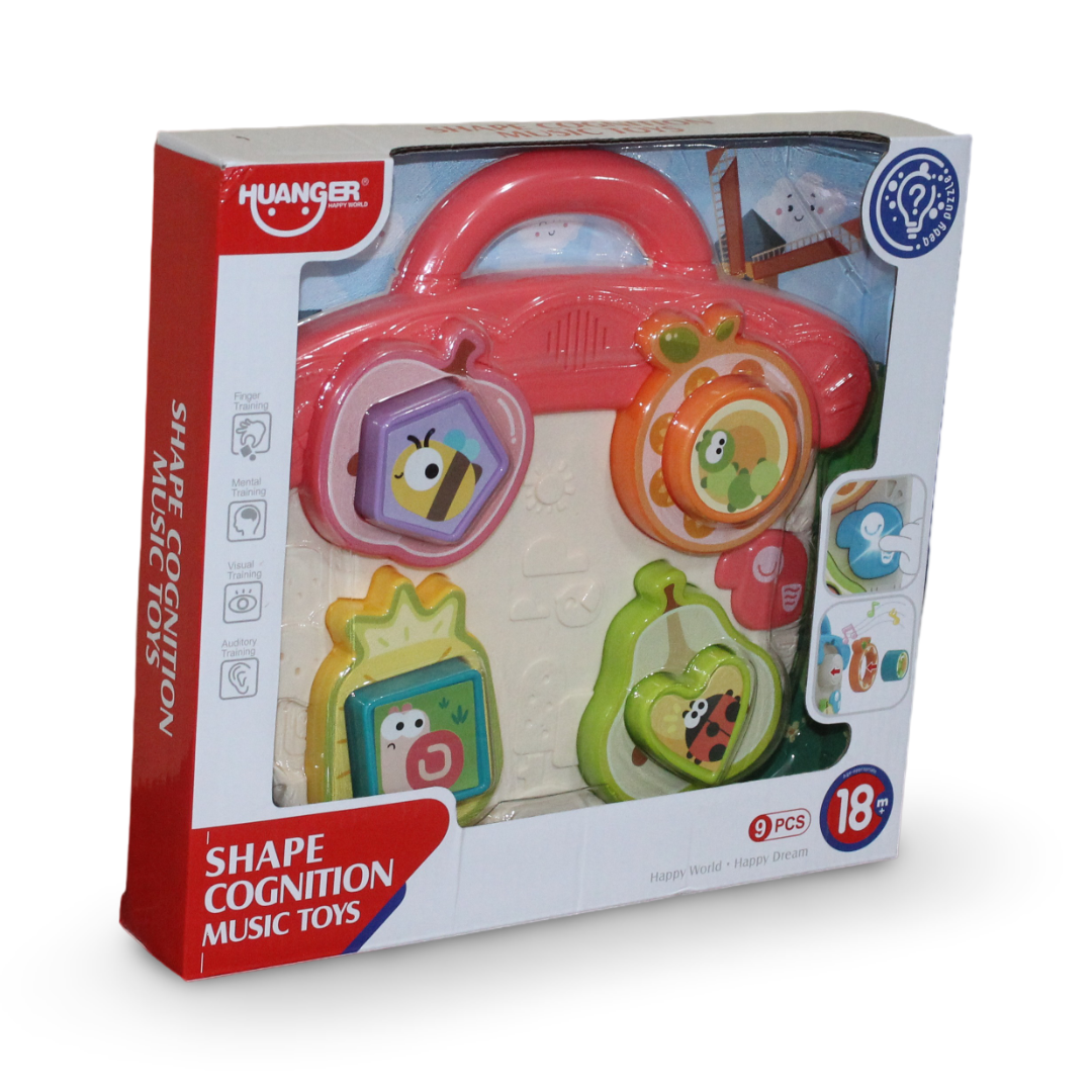 Huanger Shape Cognition Music Toy – 9 Pcs
