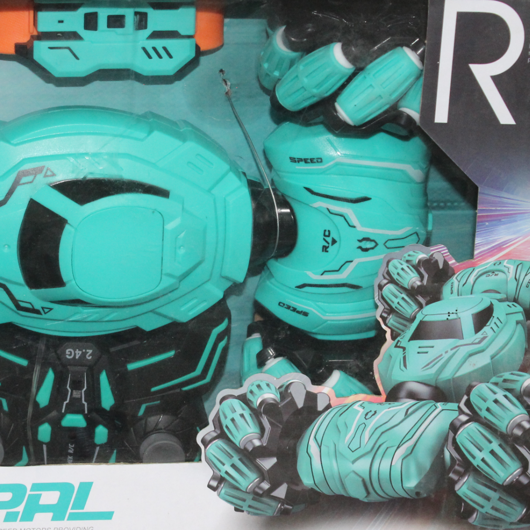 Lateral Gesture Control RC Stunt Car – Aqua