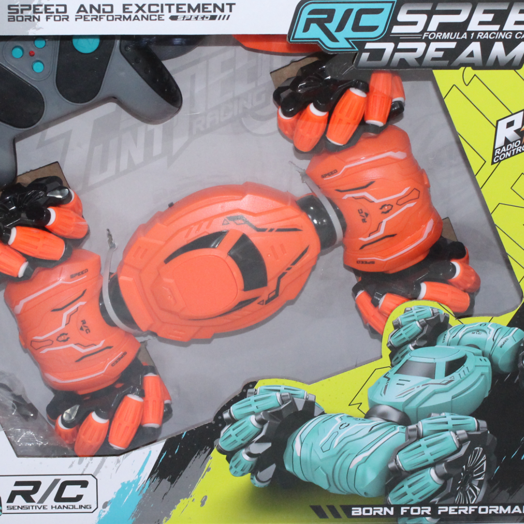 سيارة "RC Speed Dream" الأكروباتية فورمولا 1 – برتقالي