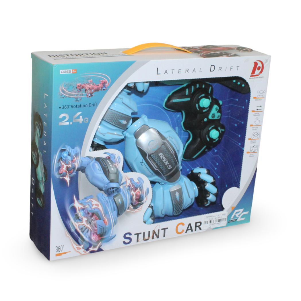 Lateral Drift RC Stunt Car – Baby Blue