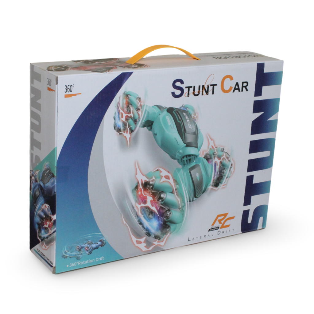 Lateral Drift RC Stunt Car – Aqua