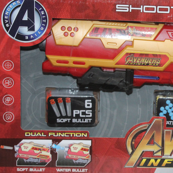 Iron Man Avengers Infinity War Shooting Game Gun Toy – 6 Pcs