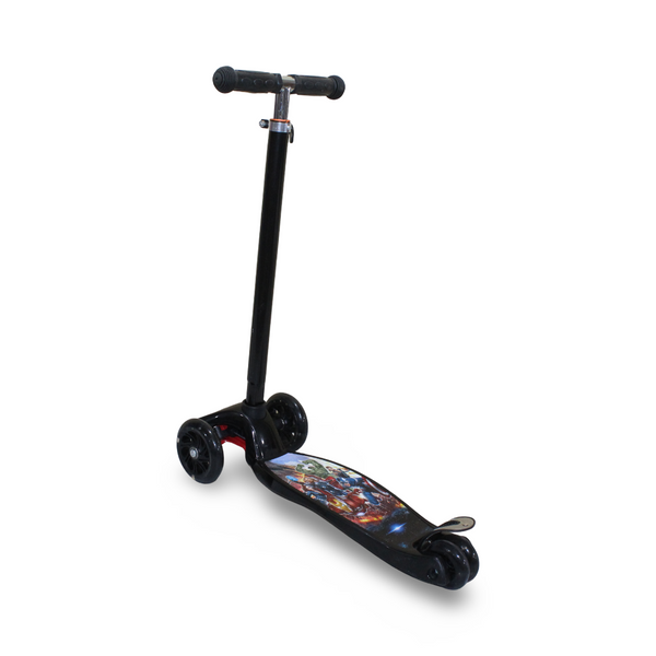 Avengers 3-Wheel Kick Scooter – Black
