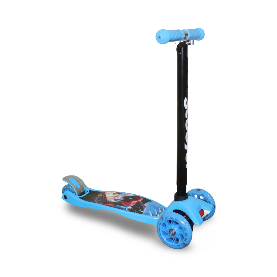 MG Kids Scooter 3 Levels – Spider-Man Baby Blue
