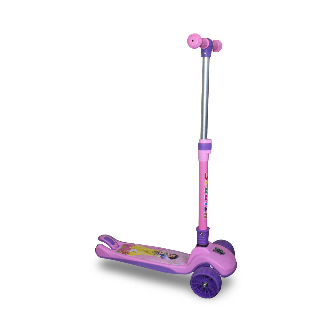 3-Wheels Scooter LED Light-up Wheels – Pink