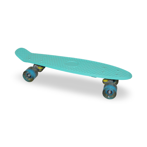 Skateboard 22.5 Inches LED Light-up Wheels – Aqua