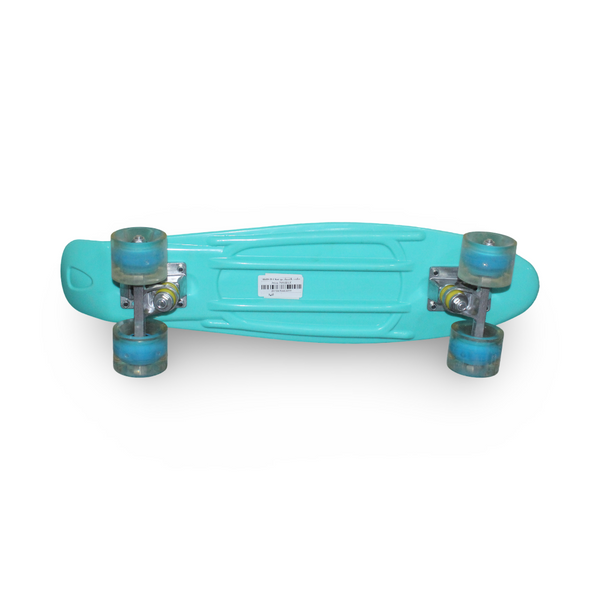Skateboard 22.5 Inches LED Light-up Wheels – Aqua