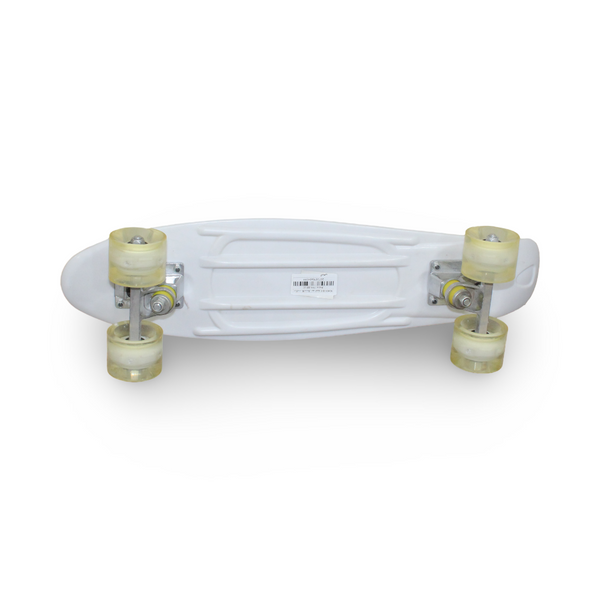 Skateboard 22.5 Inches LED Light-up Wheels – White