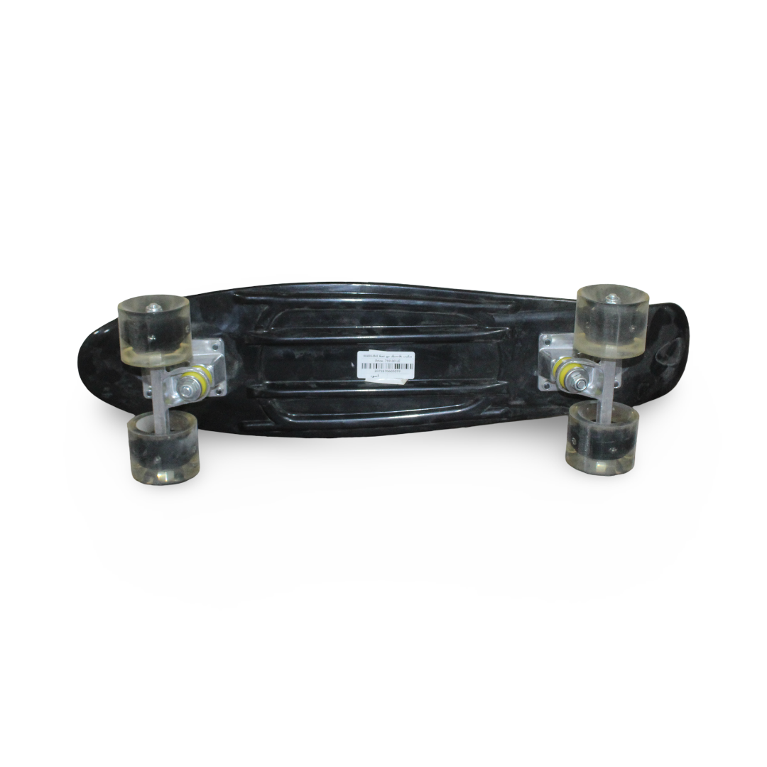 Skateboard 22.5 Inches LED Light-up Wheels – Black