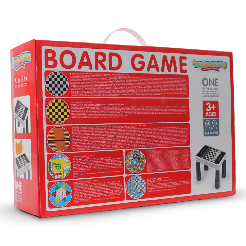 8-in-1 Travel Games Board