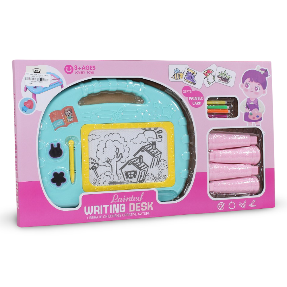 Painted Writing Desk – Aqua