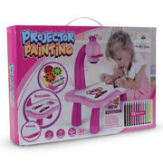 Erasable Projector Painting – Pink with 12 Water Pens