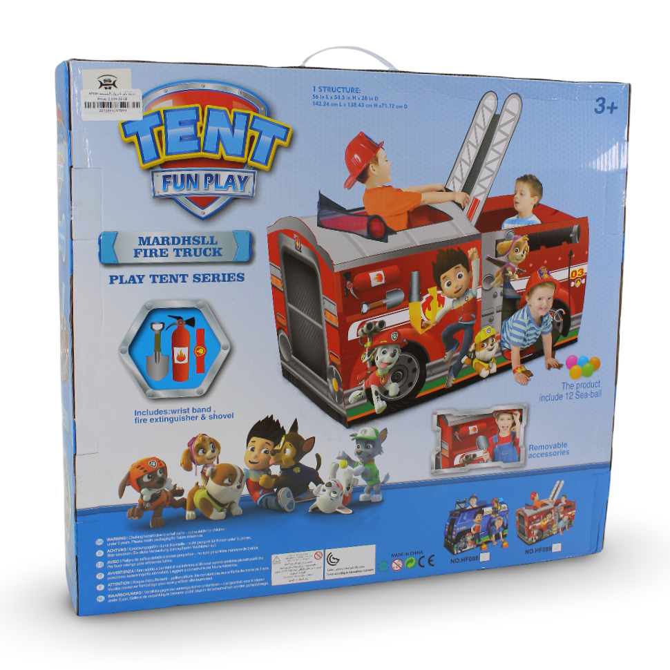 Paw Patrol Chase Police Truck Play Tent House