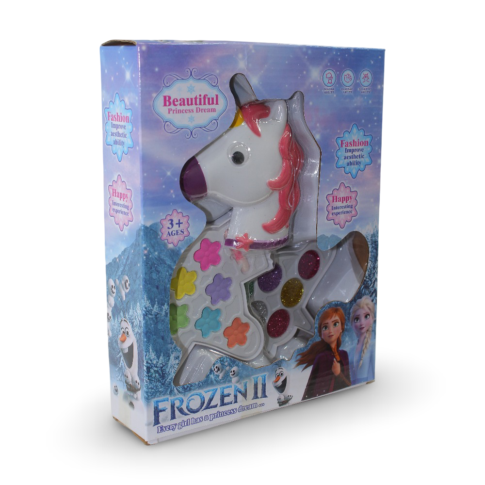 Children's Unicorn-Shaped Makeup Playset