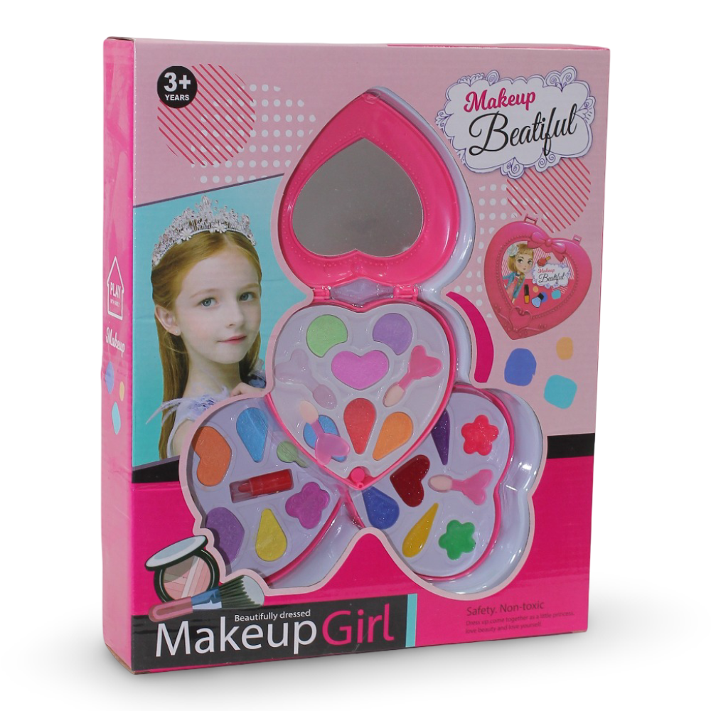 Beautiful Heart-Shaped Make-Up Set
