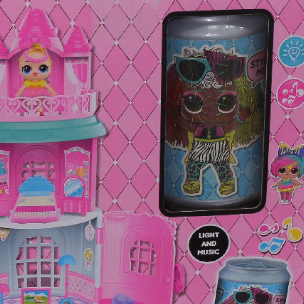 LOL Surprise Hair Goals Doll House Playset (Light & Sound)