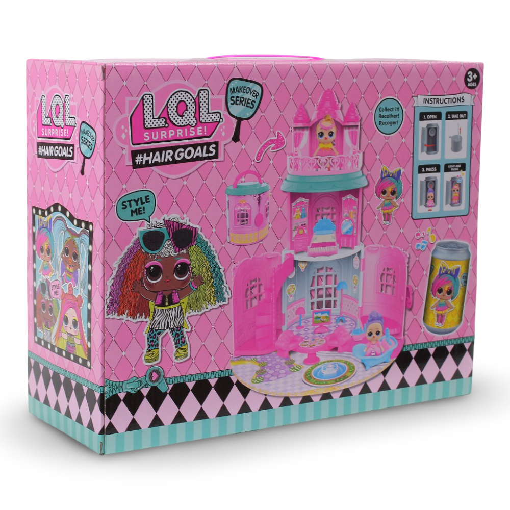 LOL Surprise Hair Goals Doll House Playset (Light & Sound)