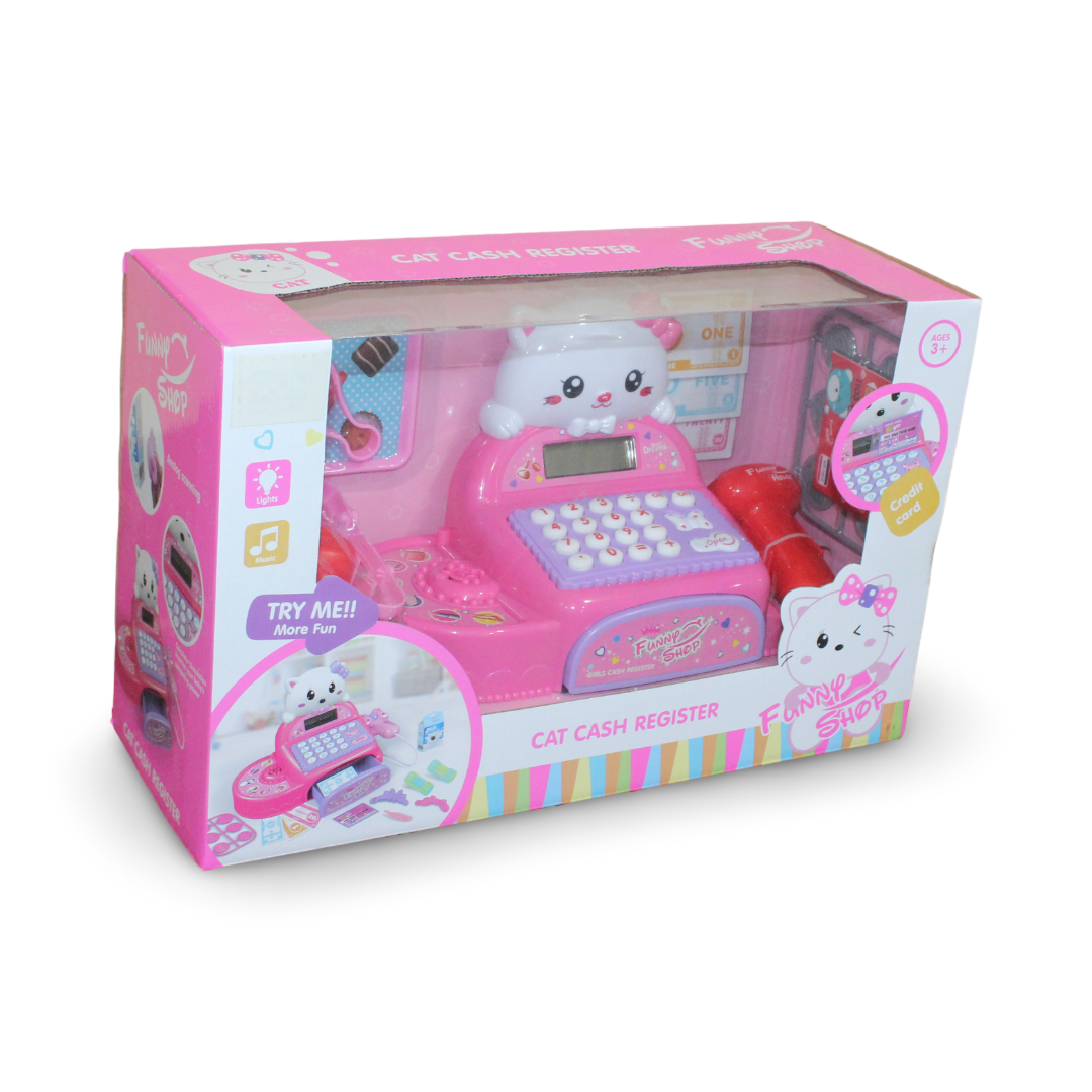 Cat Cash Register Toy – Pink