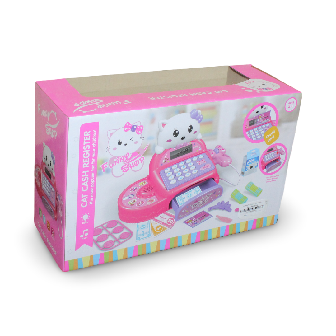 Cat Cash Register Toy – Pink