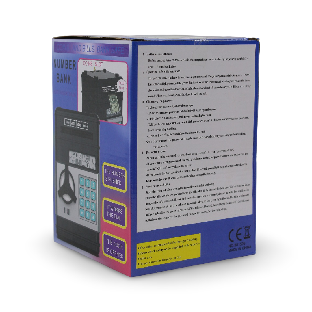 Children's Electronic ATM Piggy Bank – Red